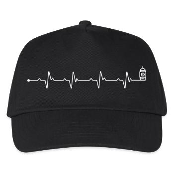 Battement de coeur big ben - Casquette de baseball Enfant - noir - Devant