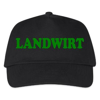 Landwirt - Kinder Basecap - Schwarz - Vorne