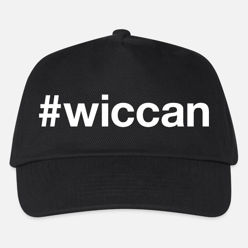 WICCAN WHITE - Kinder Basecap - Schwarz