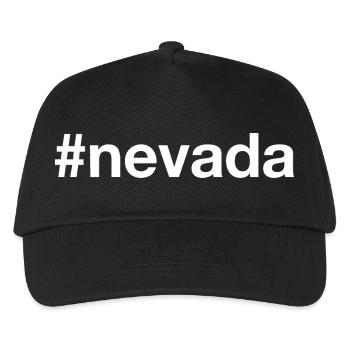 NEVADA Hashtag - Kinder Basecap - Schwarz - Vorne