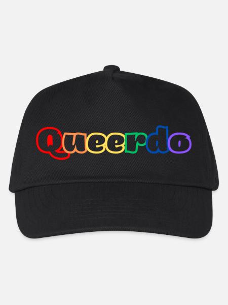 Queerdo - Kinder Basecap - Schwarz