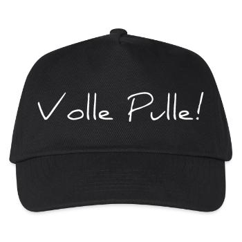 Volle Pulle! - Kinder Basecap - Schwarz - Vorne