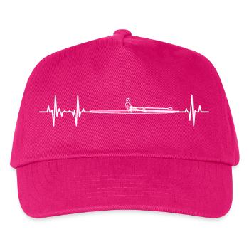 Battement de cœur de bateau à rames - Casquette de baseball Enfant - fuchsia - Devant