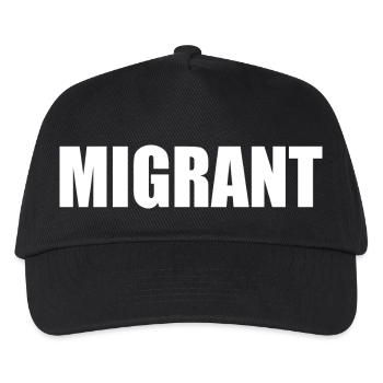 Migrant - Kids’ Baseball Cap - black - Front