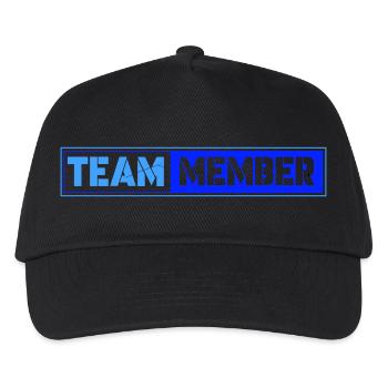 Team Member - Kids’ Baseball Cap - black - Front