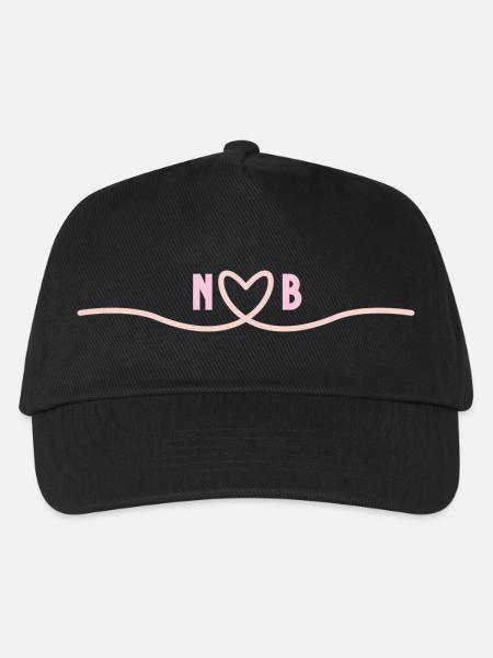Liebe von N&B - Kinder Basecap - Schwarz