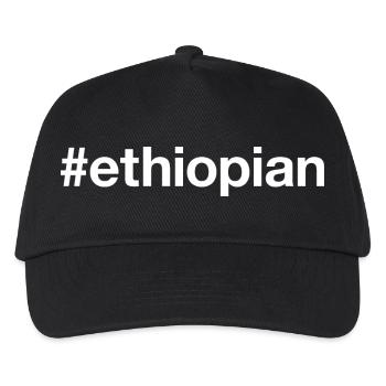 ETHIOPIAN Hashtag Ethiopia - Kids’ Baseball Cap - black - Front
