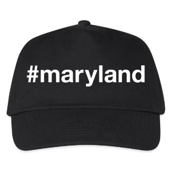 MARYLAND Hashtag - Casquette de baseball Enfant - noir - Devant