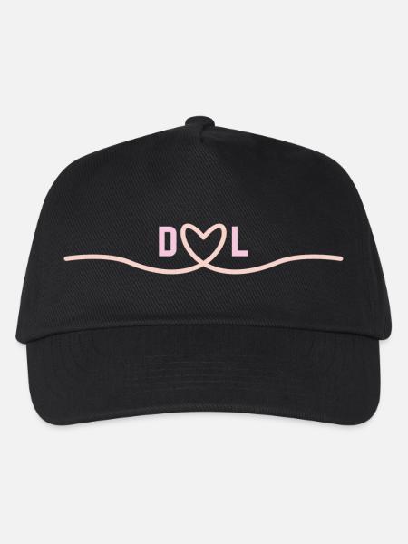 Liebe von D&L - Kinder Basecap - Schwarz