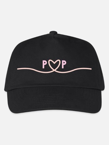 Liebe von P&P - Kinder Basecap - Schwarz