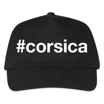 CORSICA Hashtag Korsika - Kids’ Baseball Cap - black - Front