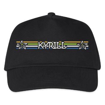 Cyril - Kids’ Baseball Cap - black - Front