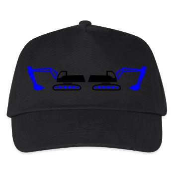 Excavatrice 2 - Casquette de baseball Enfant - noir - Devant