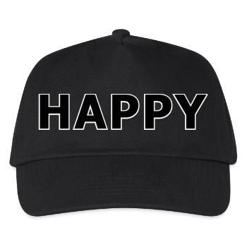 Happy - Kids’ Baseball Cap - black - Front
