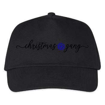 Christmas Gang Weihnachten - Kinder Basecap - Schwarz - Vorne