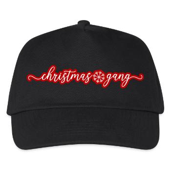 Christmas Gang Weihnachten - Kinder Basecap - Schwarz - Vorne