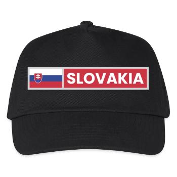 Slovakia National Flag - Kids’ Baseball Cap - black - Front