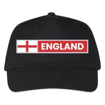 England National Flag - Kids’ Baseball Cap - black - Front