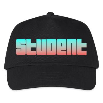 StundentLogo - Kinder Basecap - Schwarz - Vorne
