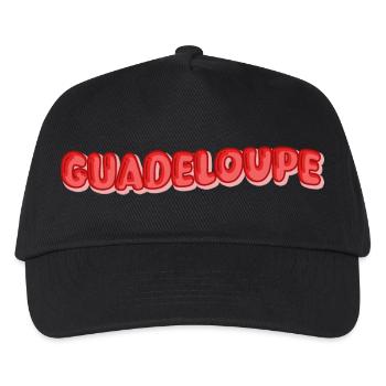 Guadeloupe als Urlaub - Kinder Basecap - Schwarz - Vorne