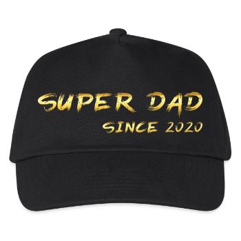Super Dad since 2020 - Kids’ Baseball Cap - black - Front