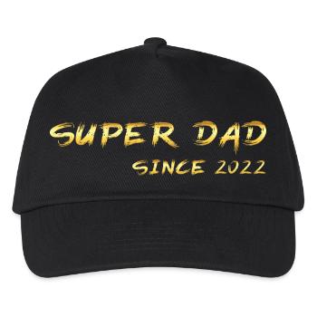 Super Dad since 2022 - Kids’ Baseball Cap - black - Front