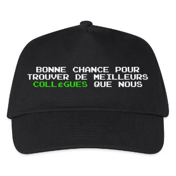 Man Humor Co-worker Departure Gift - Kids’ Baseball Cap - black - Front