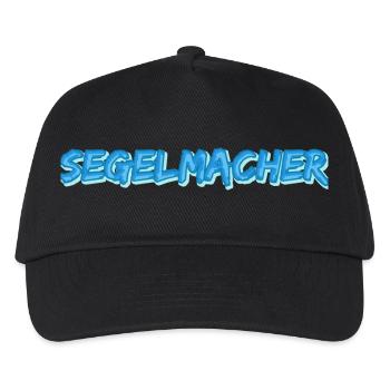 Segelmacher als Job - Kinder Basecap - Schwarz - Vorne