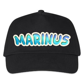 Marinus as a job - Kids’ Baseball Cap - black - Front
