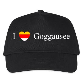 Carinthia Heart Goggausee white - Kids’ Baseball Cap - black - Front