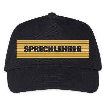 Beruf Sprechlehrer - Kinder Basecap - Schwarz - Vorne