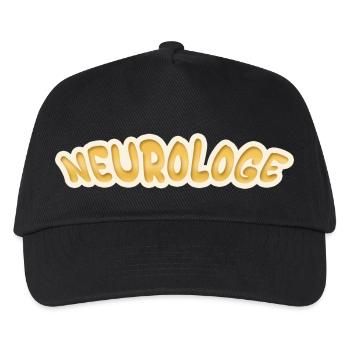 Job Neurologe - Kinder Basecap - Schwarz - Vorne