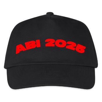 ABI 2025 – Wir lassen’s krachen! 🎉 - Kinder Basecap - Schwarz - Vorne