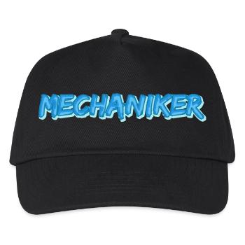 Job Mechaniker - Kinder Basecap - Schwarz - Vorne