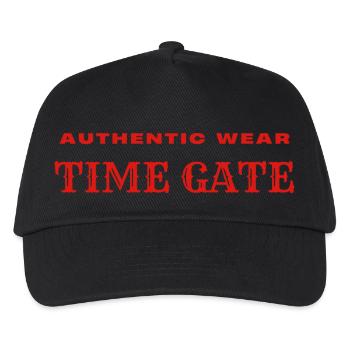 Authentic Wear TIMEGATE - Kids’ Baseball Cap - black - Front