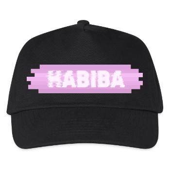Frauenname Habiba - Kinder Basecap - Schwarz - Vorne