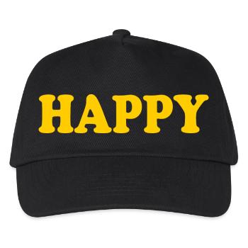 Happy - Kids’ Baseball Cap - black - Front