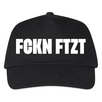 Fckn fzt - DAS SHIRT (und andere Sachen) - Kinder Basecap - Schwarz - Vorne