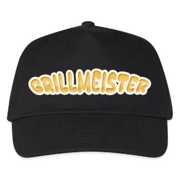 Grillmeister als Job - Kinder Basecap - Schwarz - Vorne
