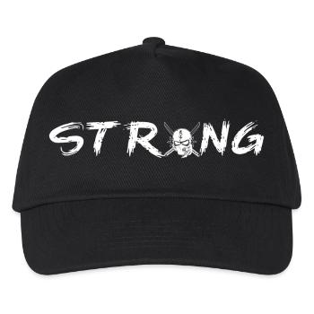 Strong Totenkopf - Kinder Basecap - Schwarz - Vorne