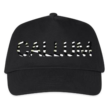 Callum prénom calumba - Casquette de baseball Enfant - noir - Devant