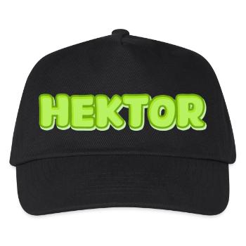 Hector Hector - Casquette de baseball Enfant - noir - Devant