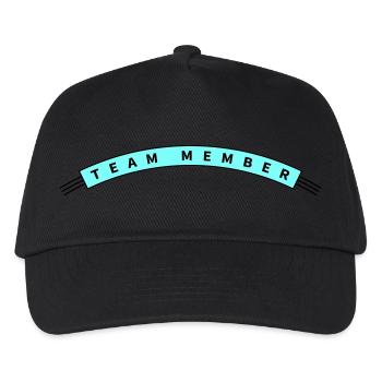 Team Member - Kids’ Baseball Cap - black - Front