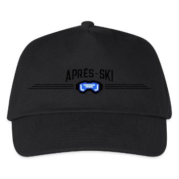 Après Ski Goggles - Kids’ Baseball Cap - black - Front