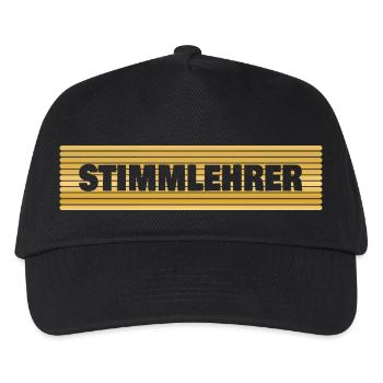 Beruf Stimmlehrer - Kinder Basecap - Schwarz - Vorne