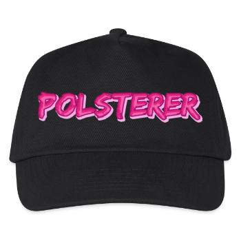 Job Polsterer - Kinder Basecap - Schwarz - Vorne