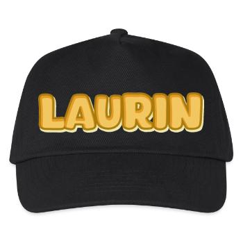 Cadeau pour Laurin - Casquette de baseball Enfant - noir - Devant