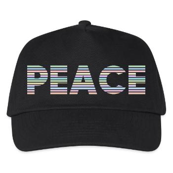 Peace - Kids’ Baseball Cap - black - Front