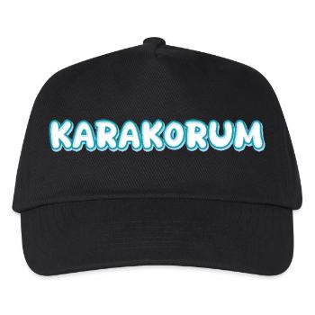 Karakorum als Trekking - Kinder Basecap - Schwarz - Vorne