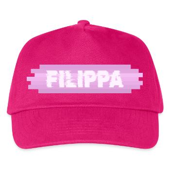 Woman's name Filippa - Kids’ Baseball Cap - fuchsia - Front